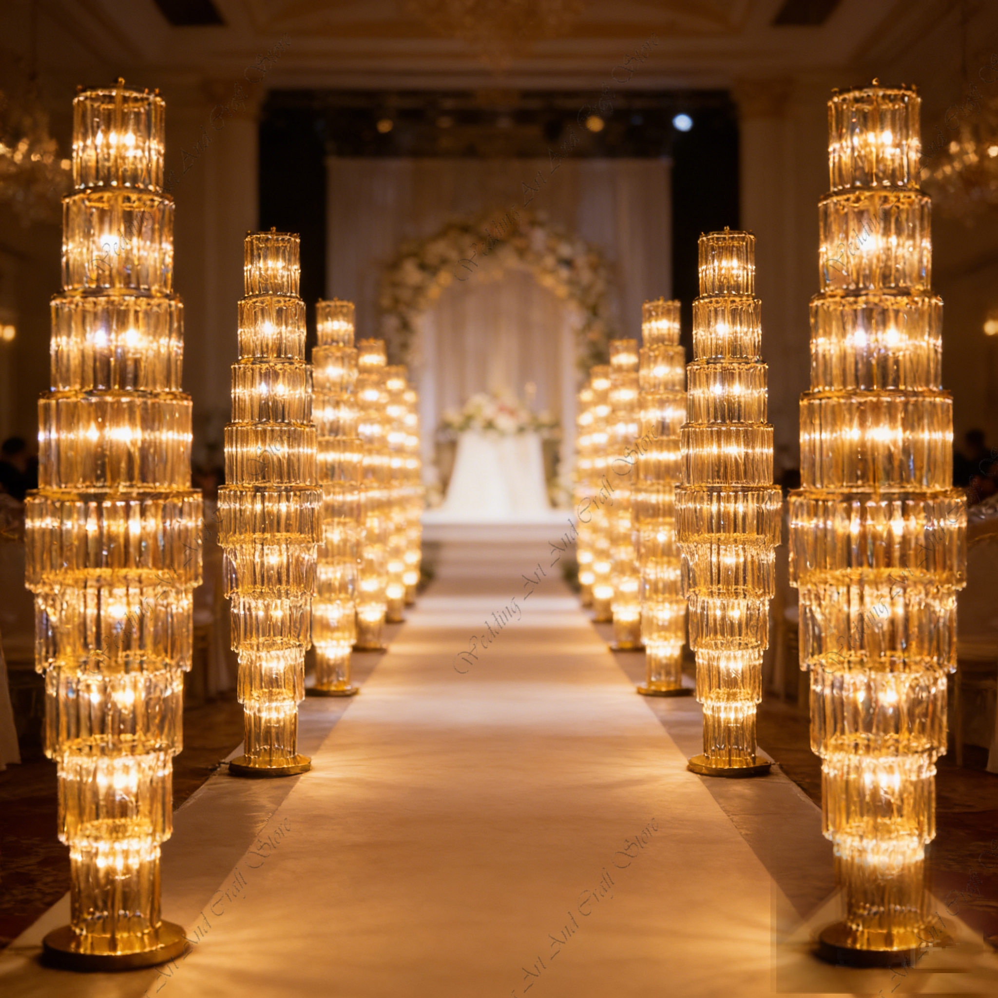 2pc f30 Wedding Arch T-Stage R - Lighting Decoration Stand บทวิจารณ์และราคา