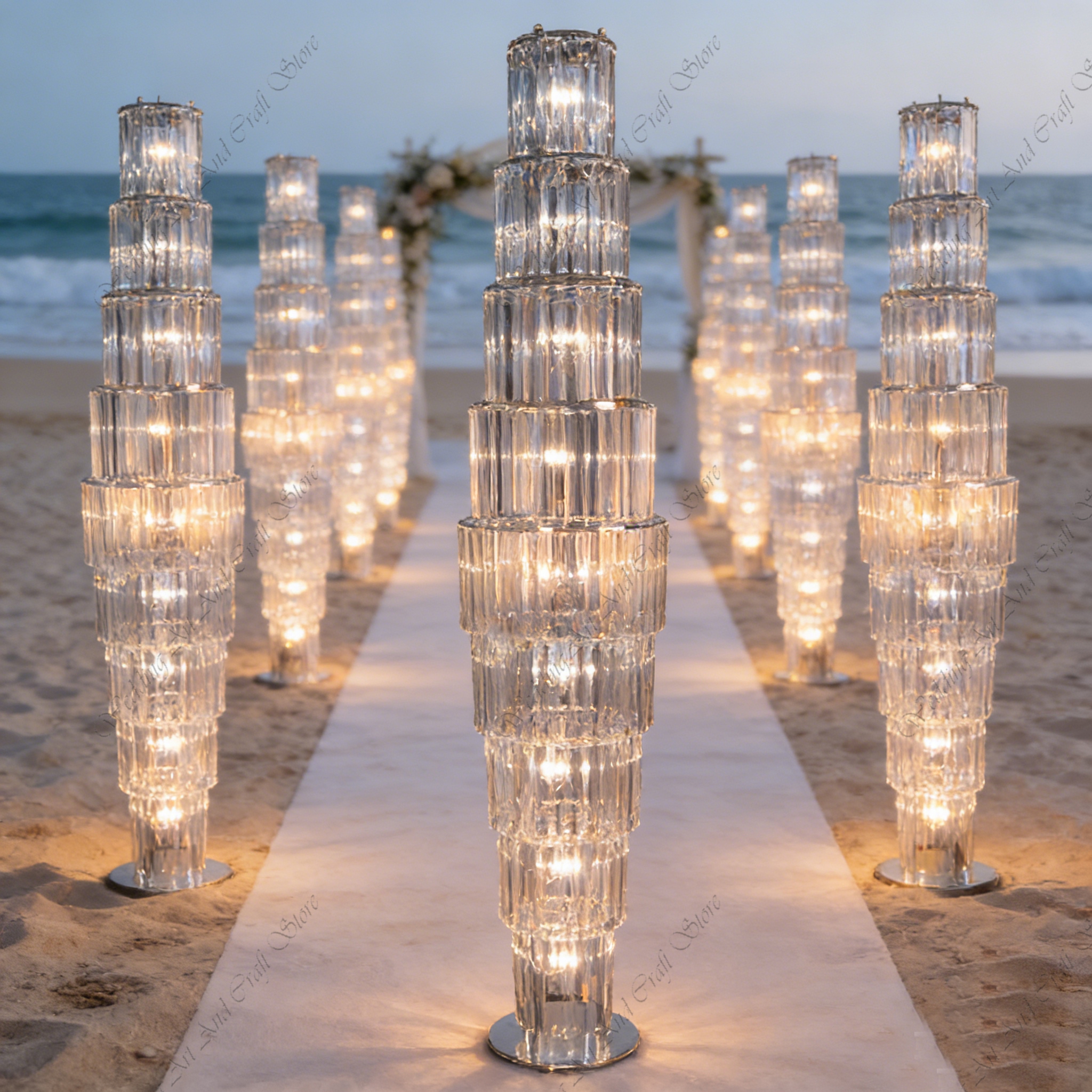 2pc f30 Wedding Arch T-Stage R - Lighting Decoration Stand บทวิจารณ์และราคา