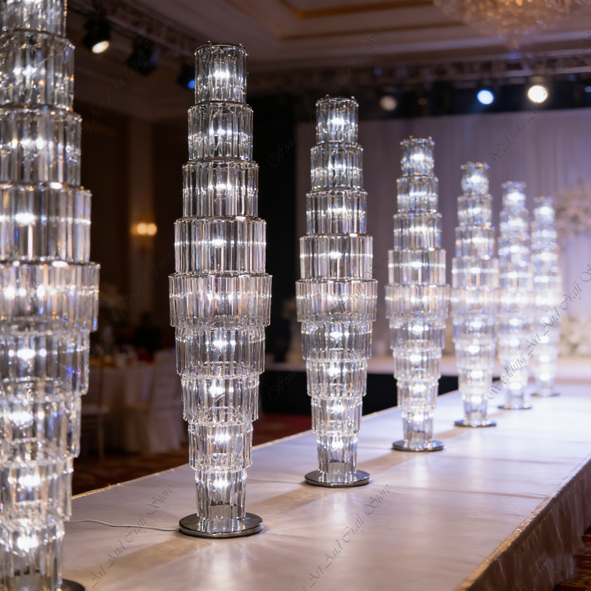 2pc f30 Wedding Arch T-Stage R - Lighting Decoration Stand บทวิจารณ์และราคา