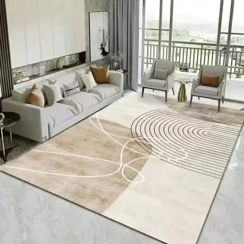 Modern Golden Geometry Carpet  - Home Decor Lighting Wholesale บทวิจารณ์และราคา