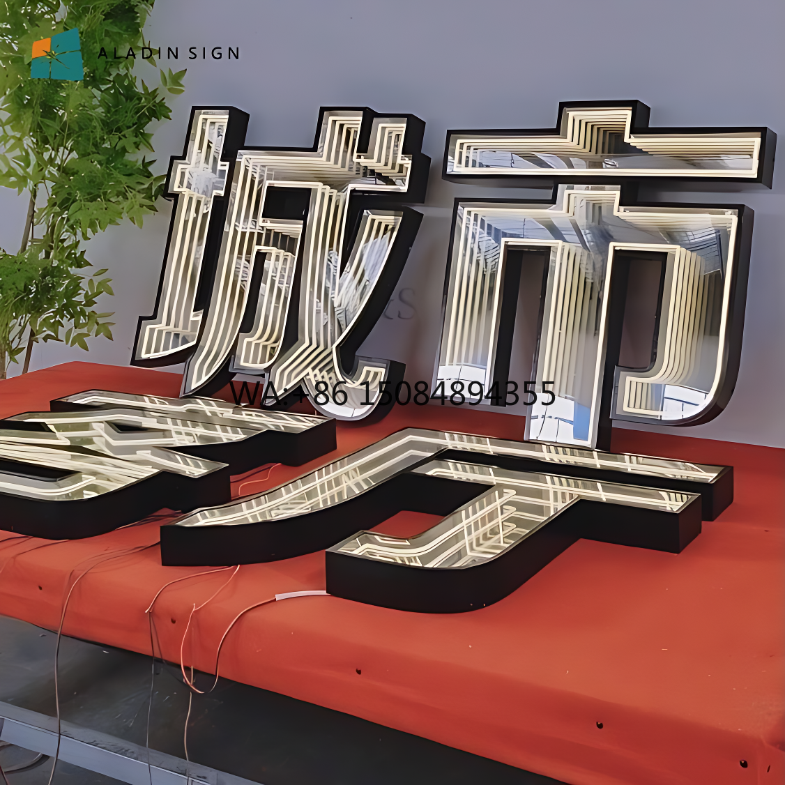 Customized 3D LED Infinity Mir - Neon Sign Custom Led บทวิจารณ์และราคา
