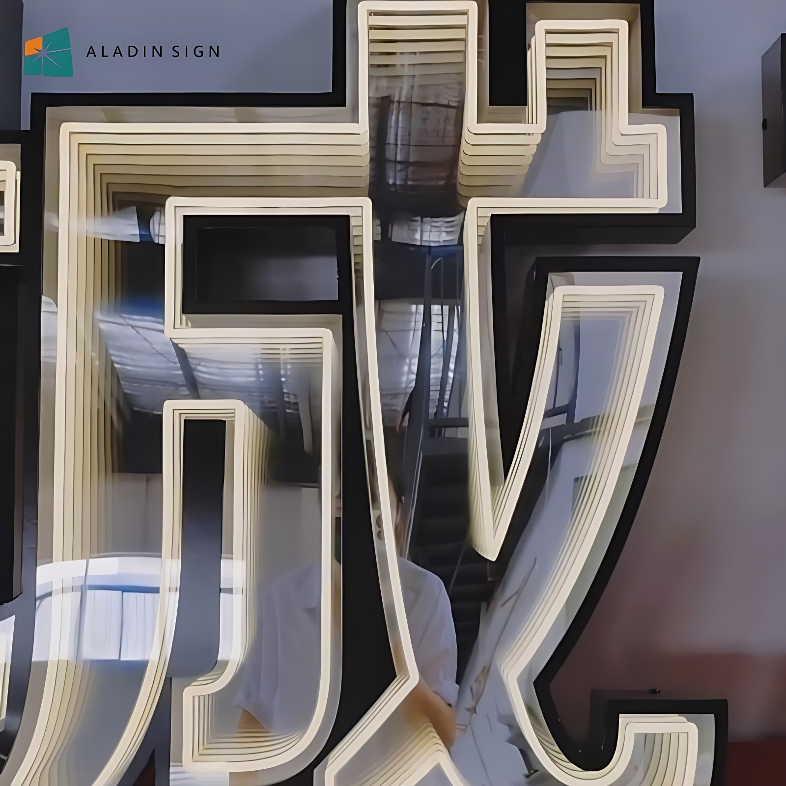 Customized 3D LED Infinity Mir - Neon Sign Custom Led บทวิจารณ์และราคา