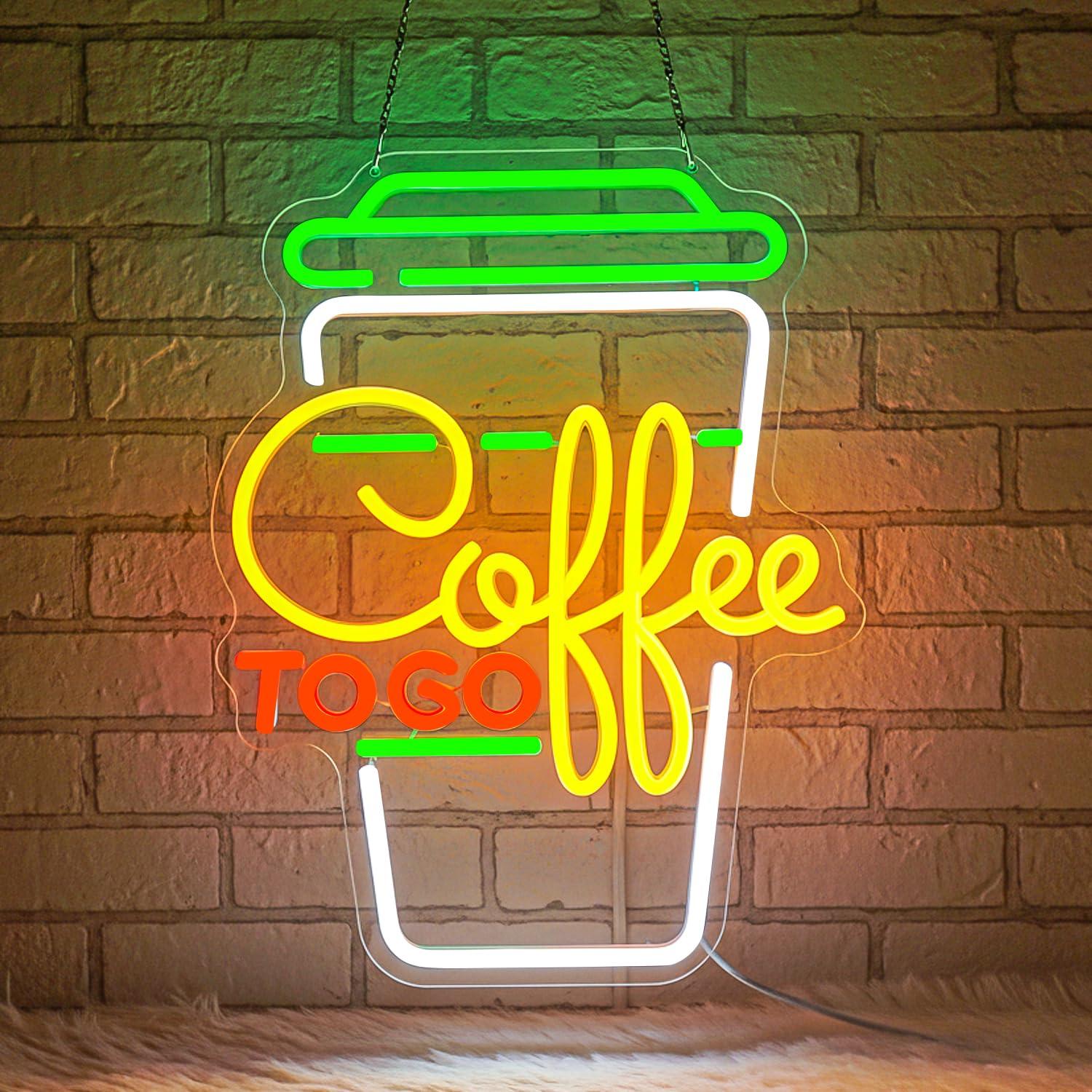 Coffee Neon Sign USB Dimmable  - Lighting Decor For Home บทวิจารณ์และราคา