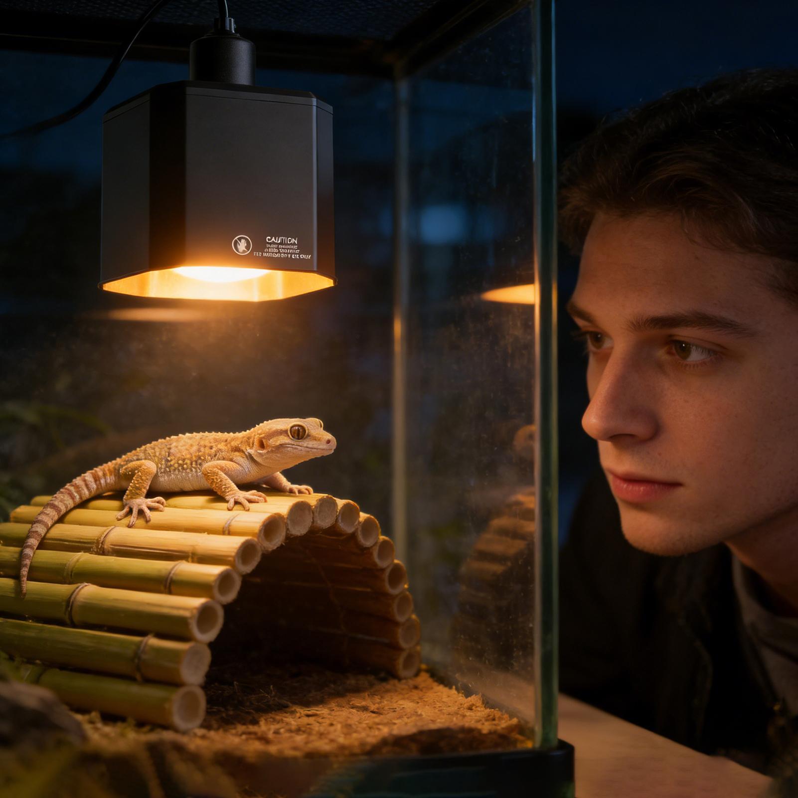 Reptile Heat Lamp Fixture Rept - Gecko Lighting & Decor บทวิจารณ์และราคา