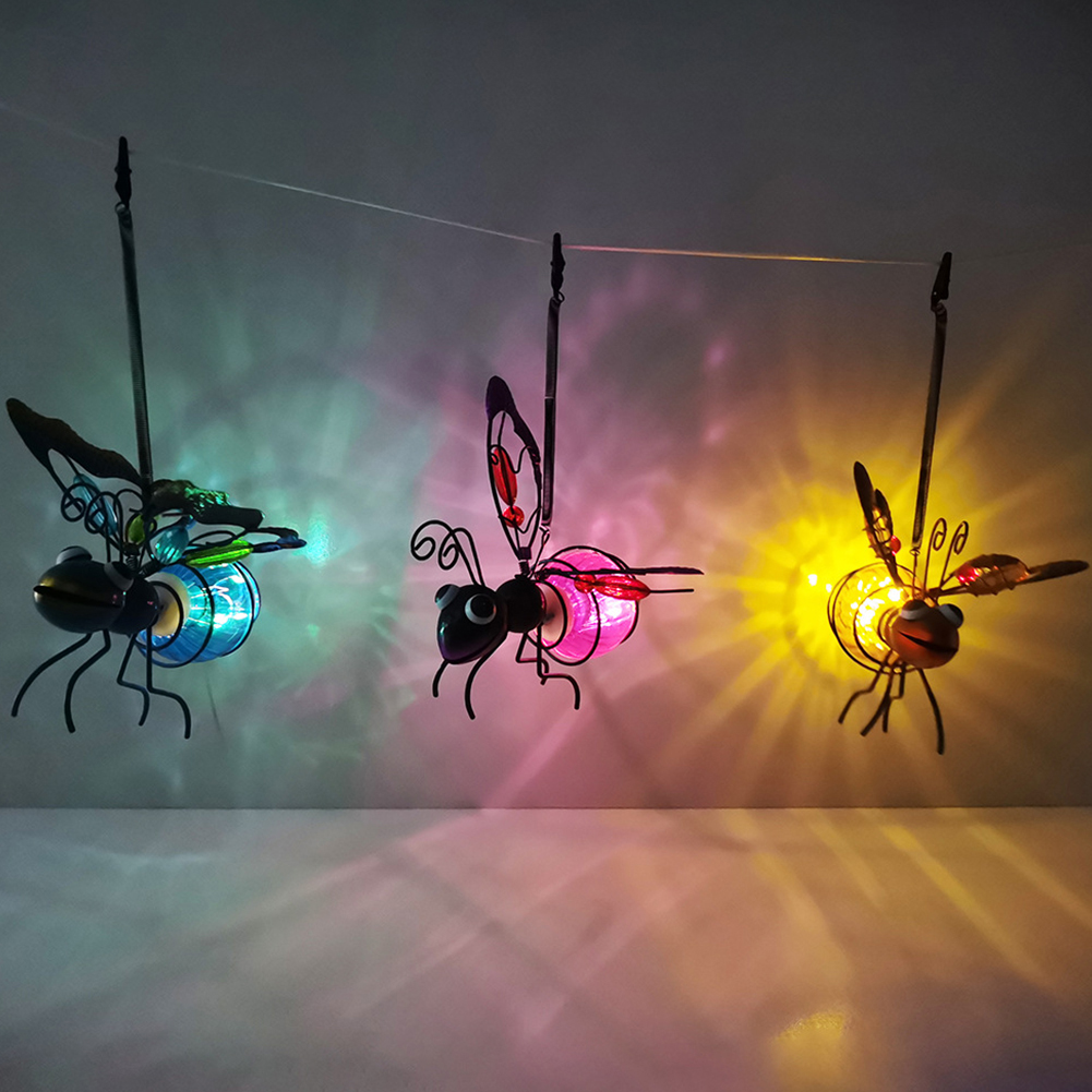 Solar Hanging Bug Light LED Si - Lighting Bug Decor บทวิจารณ์และราคา