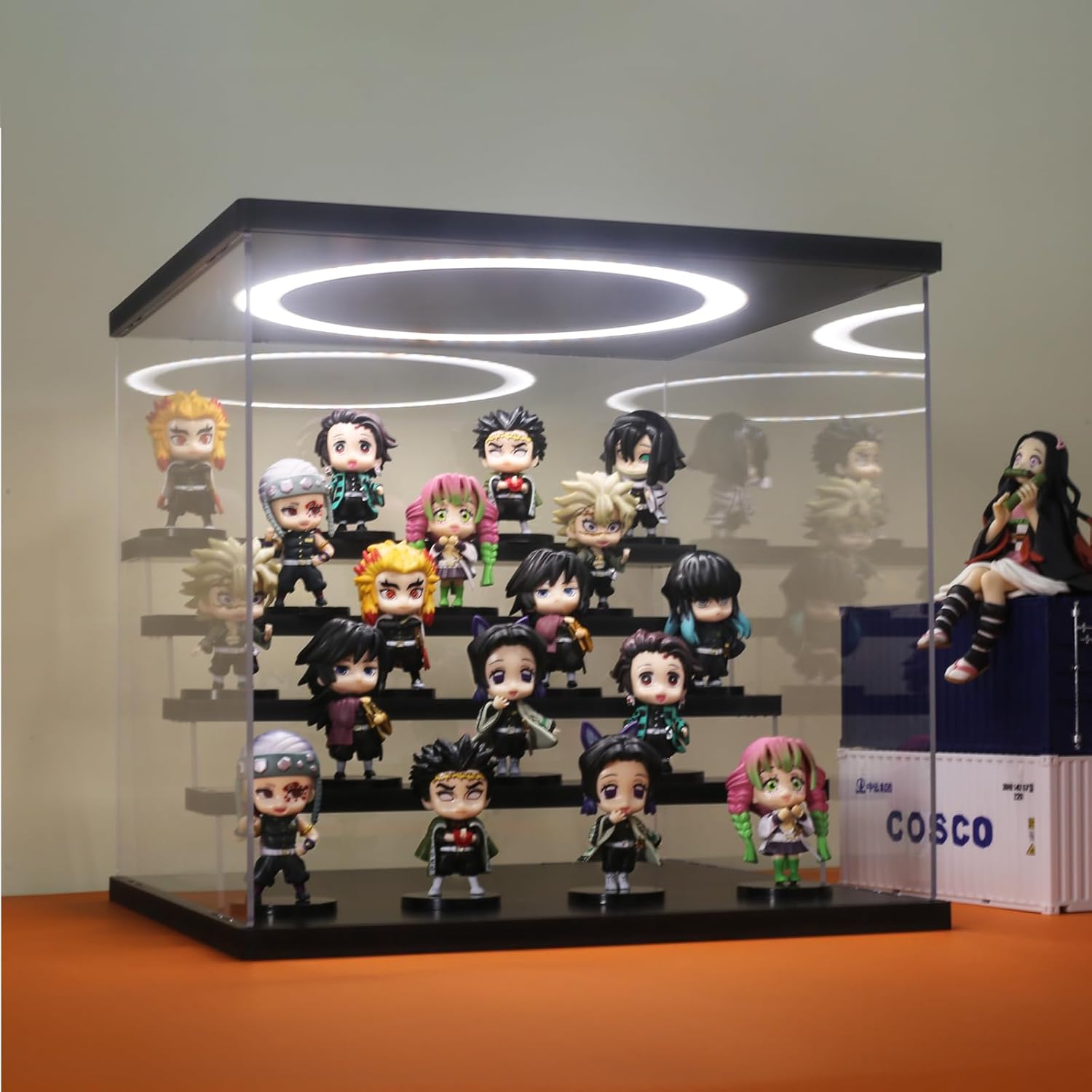 Acrylic Display Case with Adju - Lighting & Home Decor Studio บทวิจารณ์และราคา