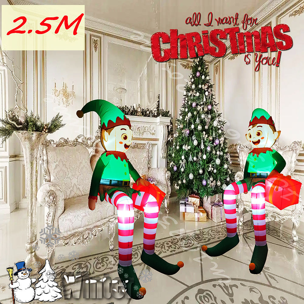 2.5M/8.2FT Christmas Santa Inf - Santa'S Elves Holiday Lighting & Decor Llc บทวิจารณ์และราคา