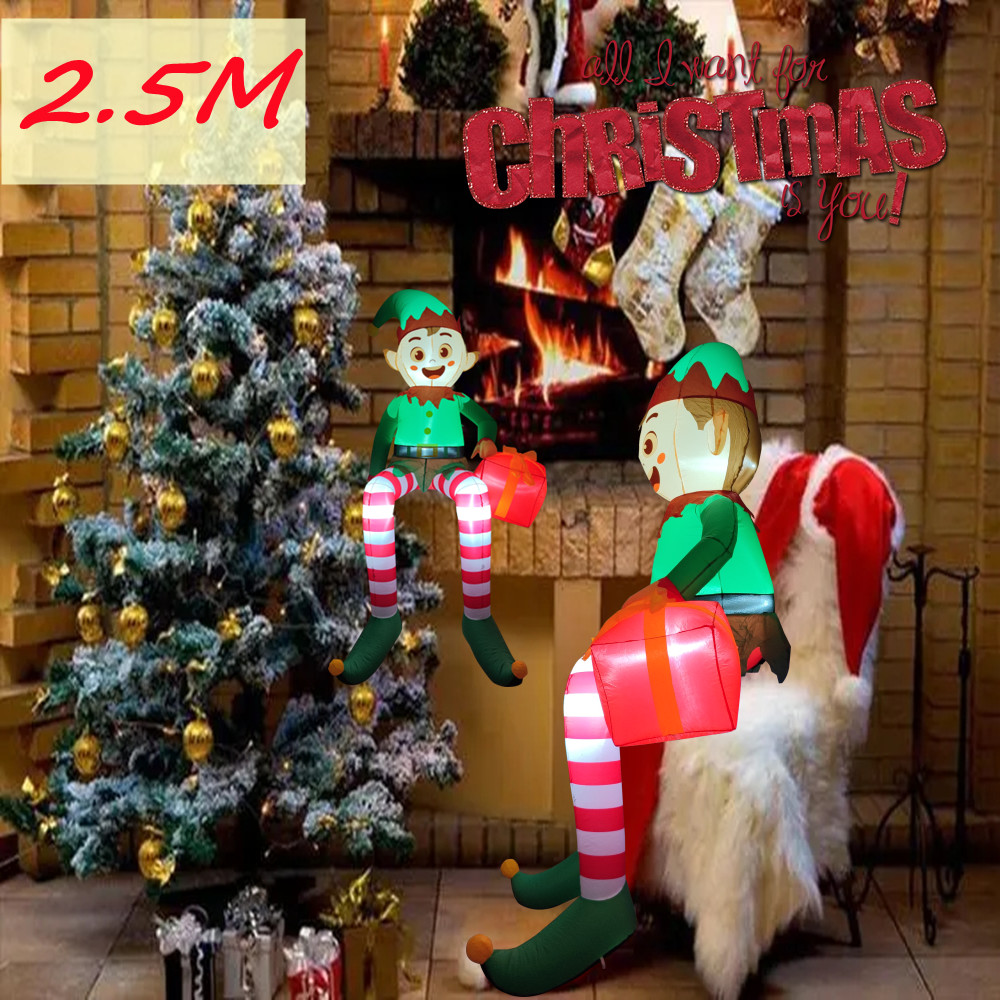2.5M/8.2FT Christmas Santa Inf - Santa'S Elves Holiday Lighting & Decor Llc บทวิจารณ์และราคา