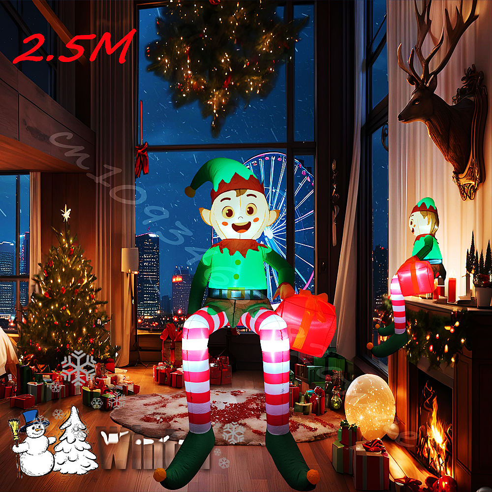 2.5M/8.2FT Christmas Santa Inf - Santa'S Elves Holiday Lighting & Decor Llc บทวิจารณ์และราคา