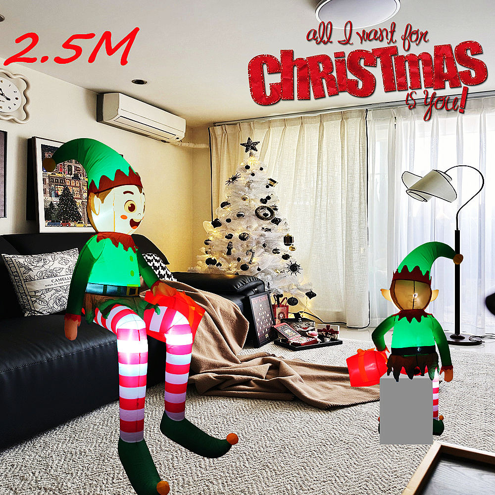 2.5M/8.2FT Christmas Santa Inf - Santa'S Elves Holiday Lighting & Decor Llc บทวิจารณ์และราคา