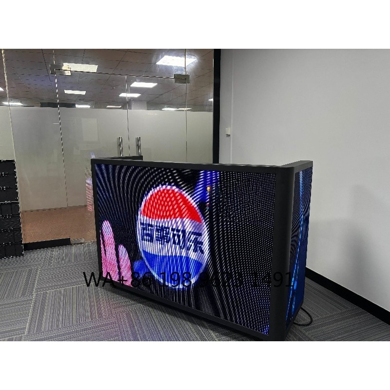 Portable DJ Booth Facade LED V - Lighting Decoration Stand บทวิจารณ์และราคา