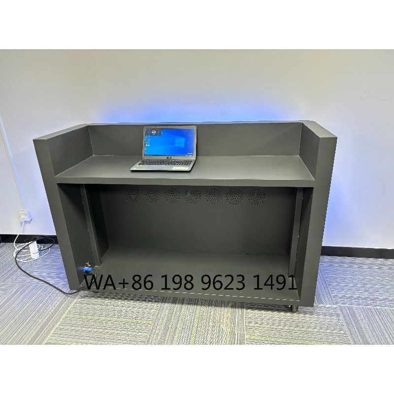Portable DJ Booth Facade LED V - Lighting Decoration Stand บทวิจารณ์และราคา