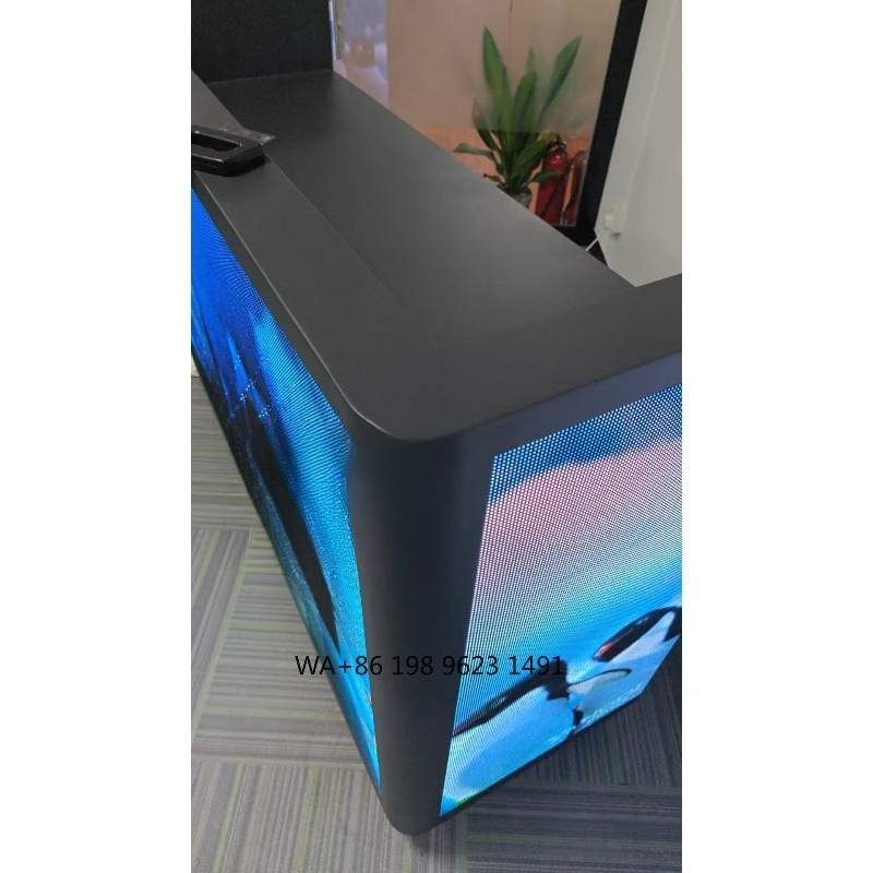 Portable DJ Booth Facade LED V - Lighting Decoration Stand บทวิจารณ์และราคา