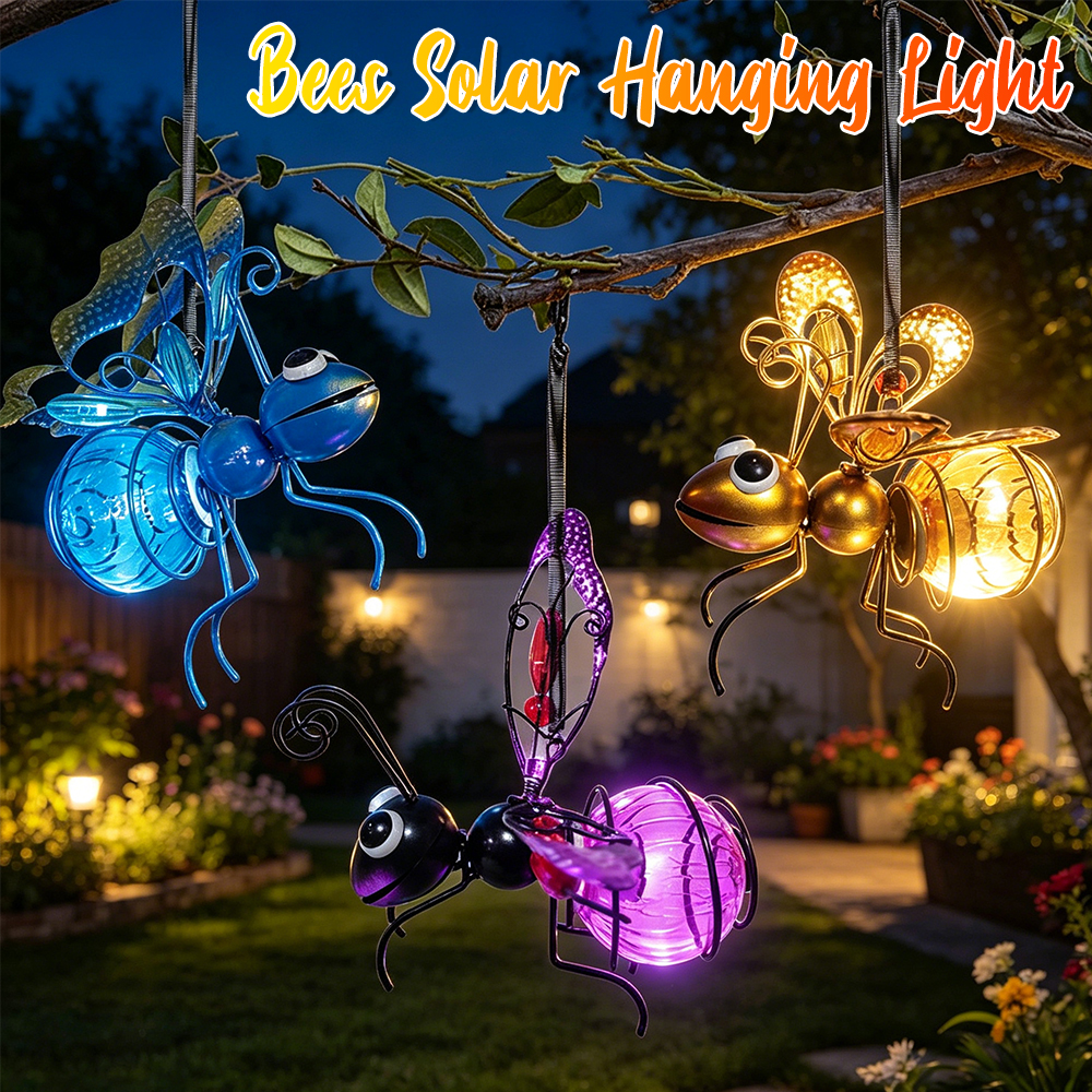 Solar Iron Insect Statue With  - Lighting Bug Decor บทวิจารณ์และราคา