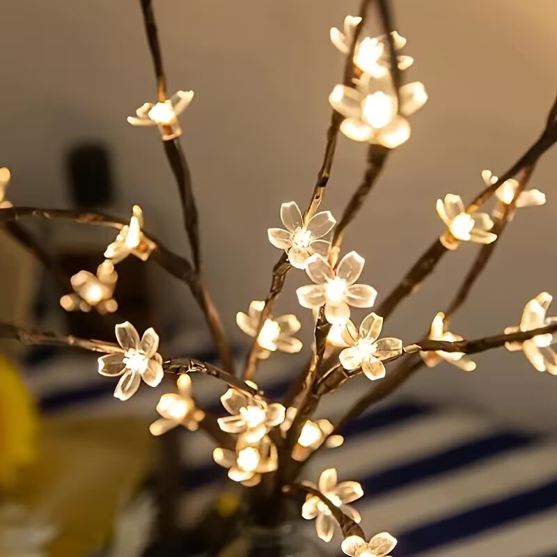 1/2PC 20LED Cherry Blossom Tre - Lighting Decor For Home บทวิจารณ์และราคา