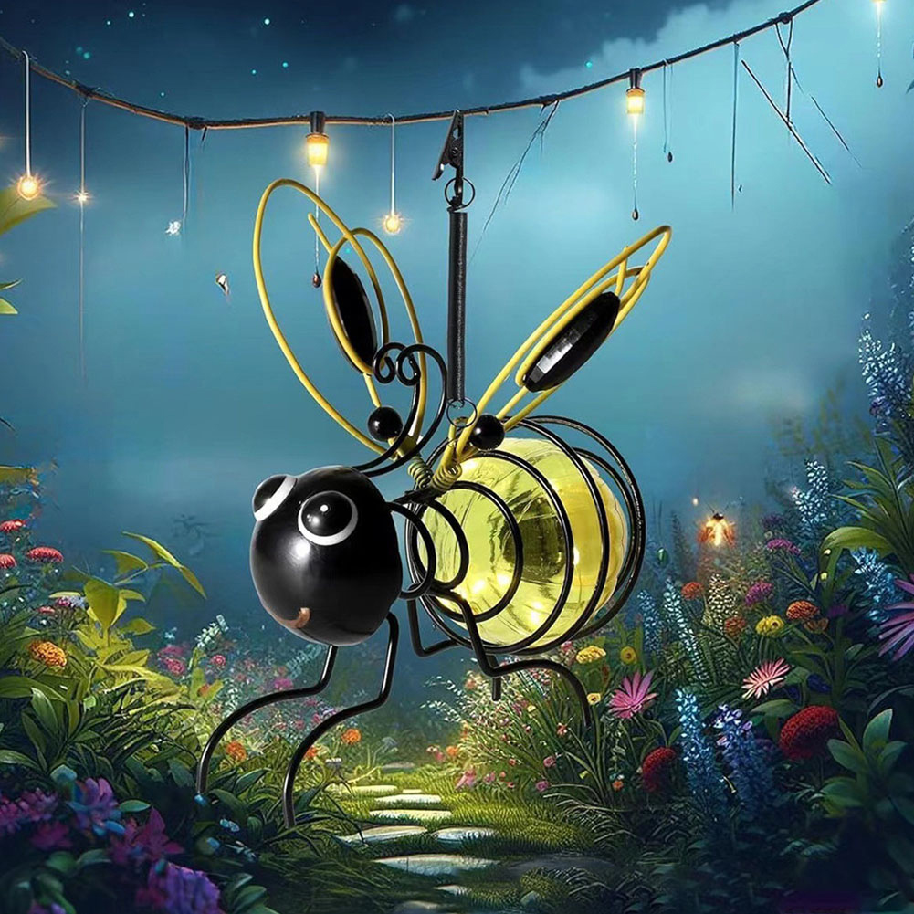Solar-Powered Hanging Bug Ligh - Lighting Bug Decor บทวิจารณ์และราคา