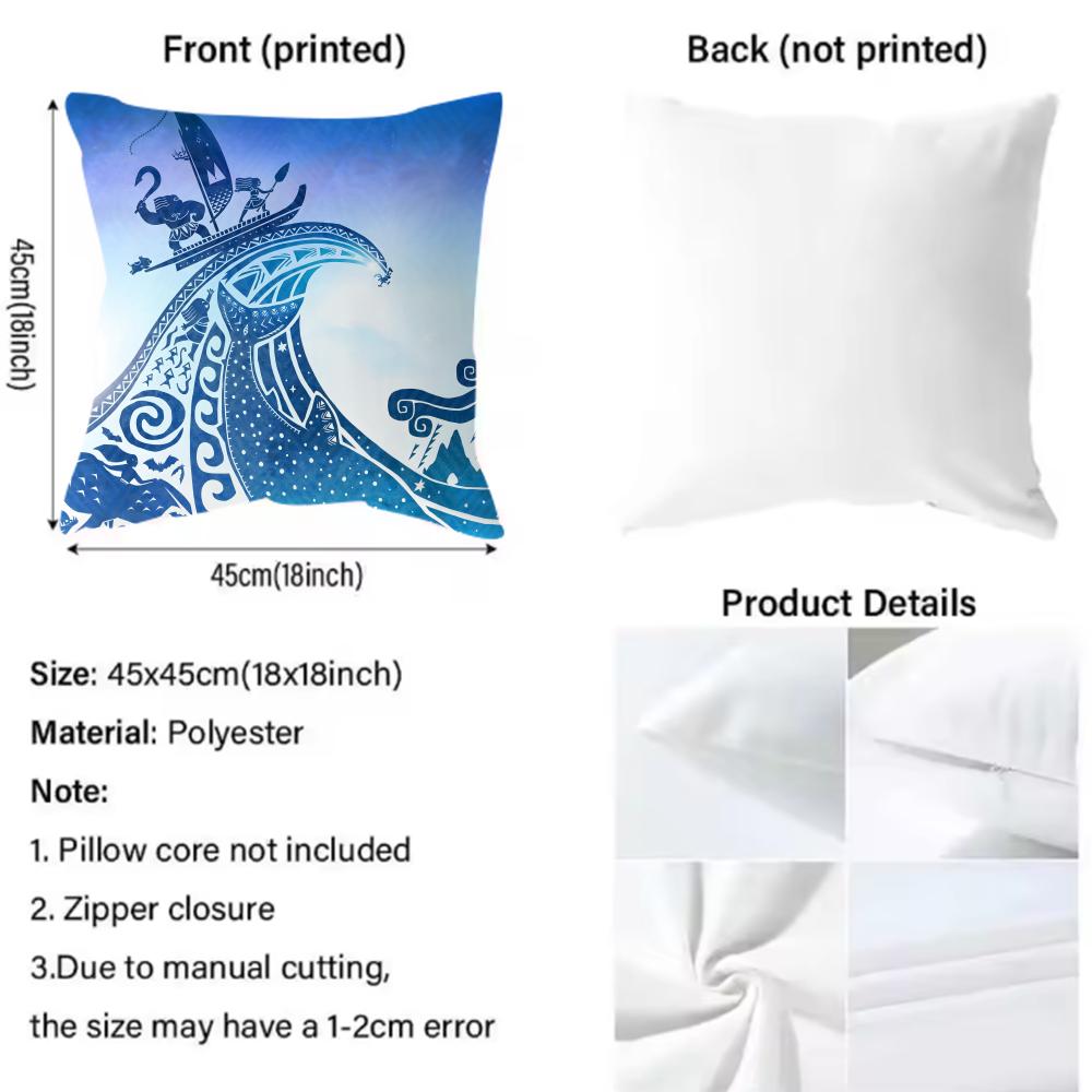 Light blue ocean ripple Cushio - Lighting Decor And Beyond บทวิจารณ์และราคา