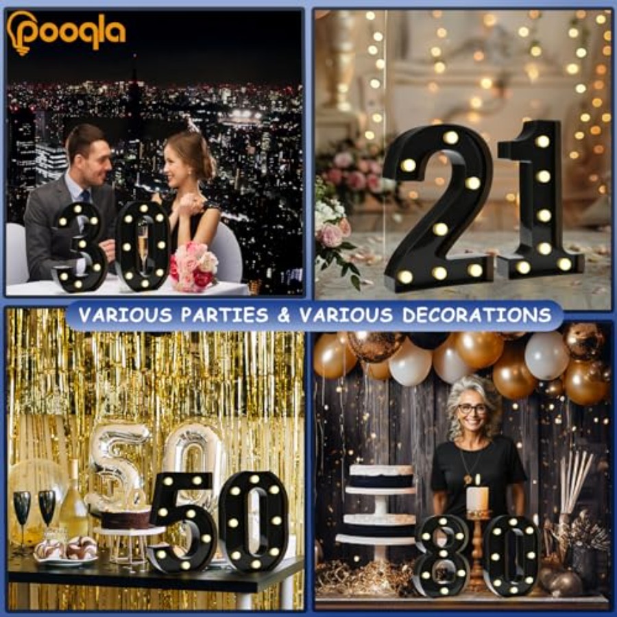 Decorative Led Light Up Number - Light Up Letters Marquee บทวิจารณ์และราคา