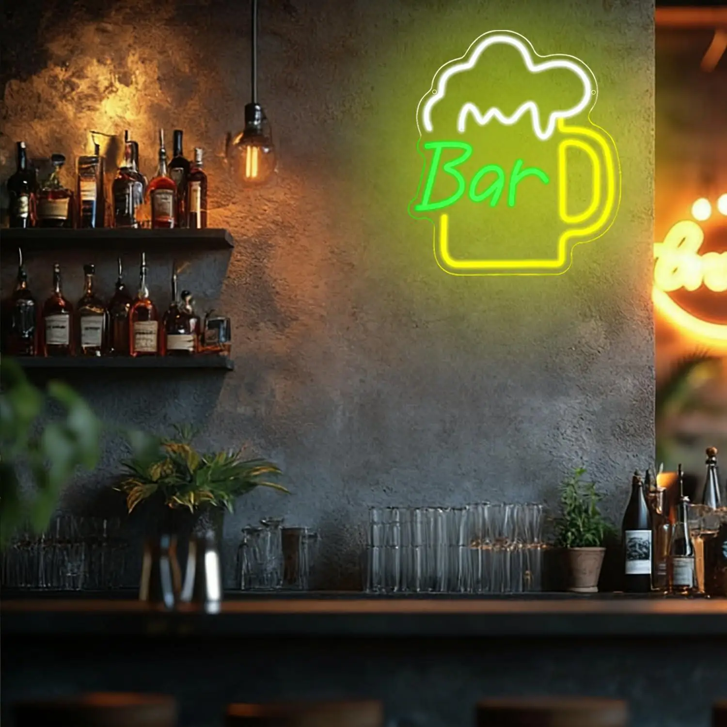 Beer Bar Neon Sign USB Dimmabl - Lighting Decor Bedroom บทวิจารณ์และราคา