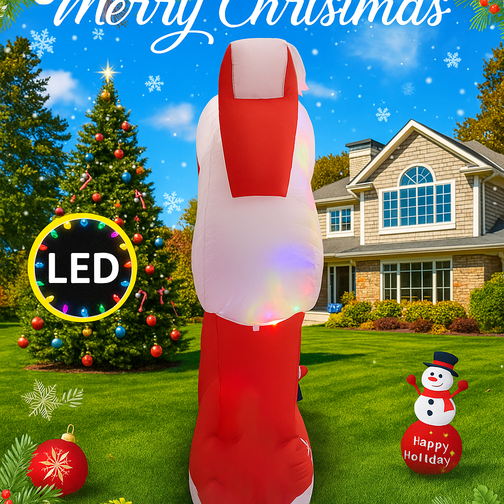7FT Giant Christmas Inflatable - Santa'S Elves Holiday Lighting & Decor Llc บทวิจารณ์และราคา