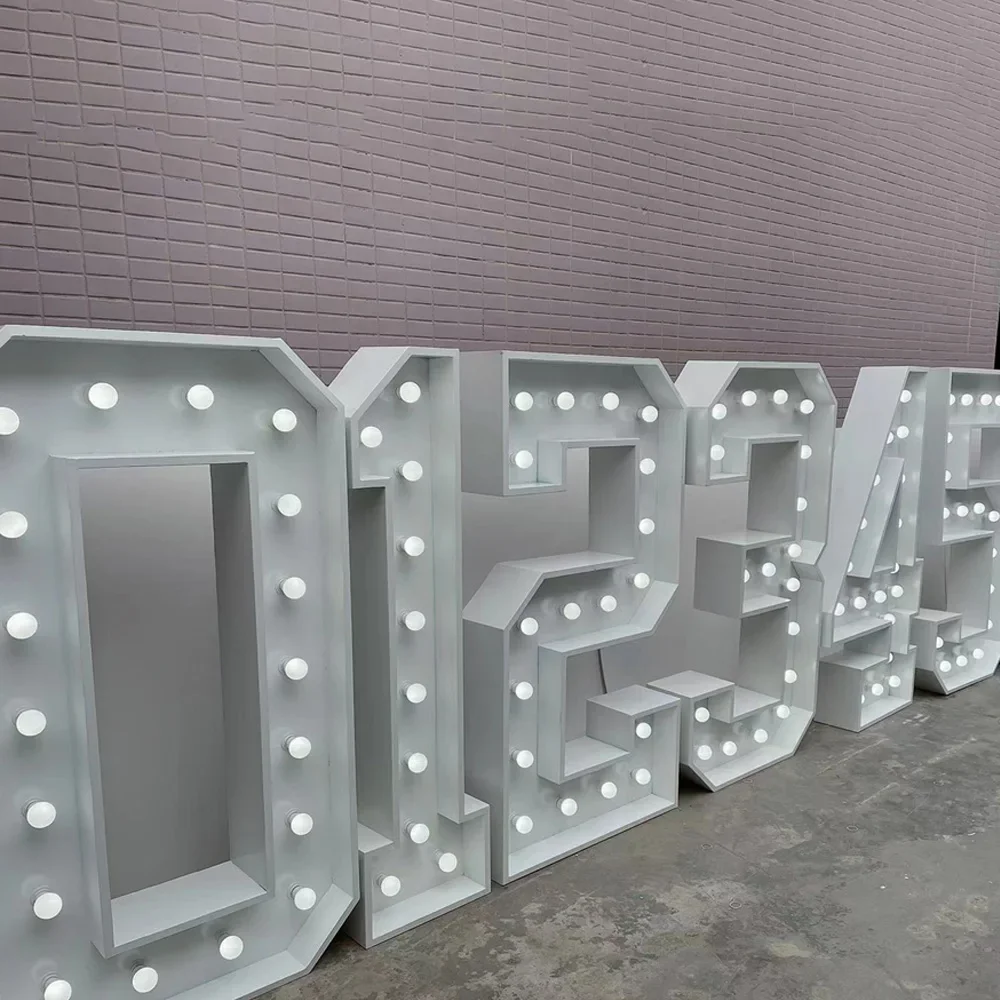 Factory Customized Size Logo 4 - Light Up Letters Marquee บทวิจารณ์และราคา