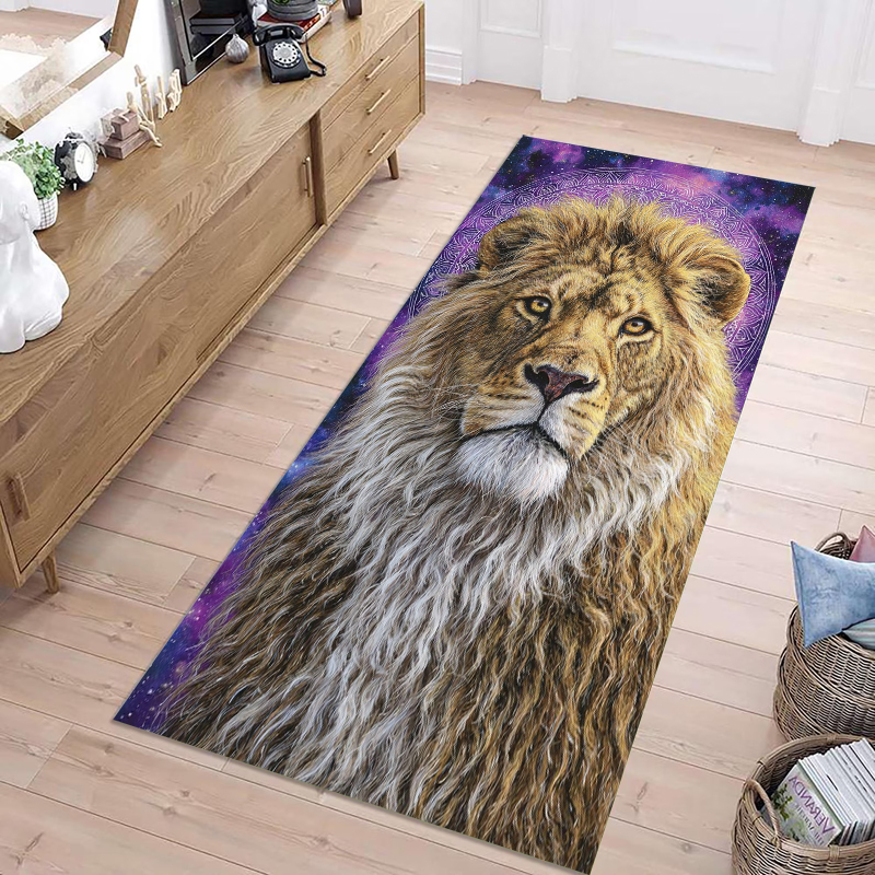 Lion Print Runner Rug Realisti - Home Decor Lighting Wholesale บทวิจารณ์และราคา