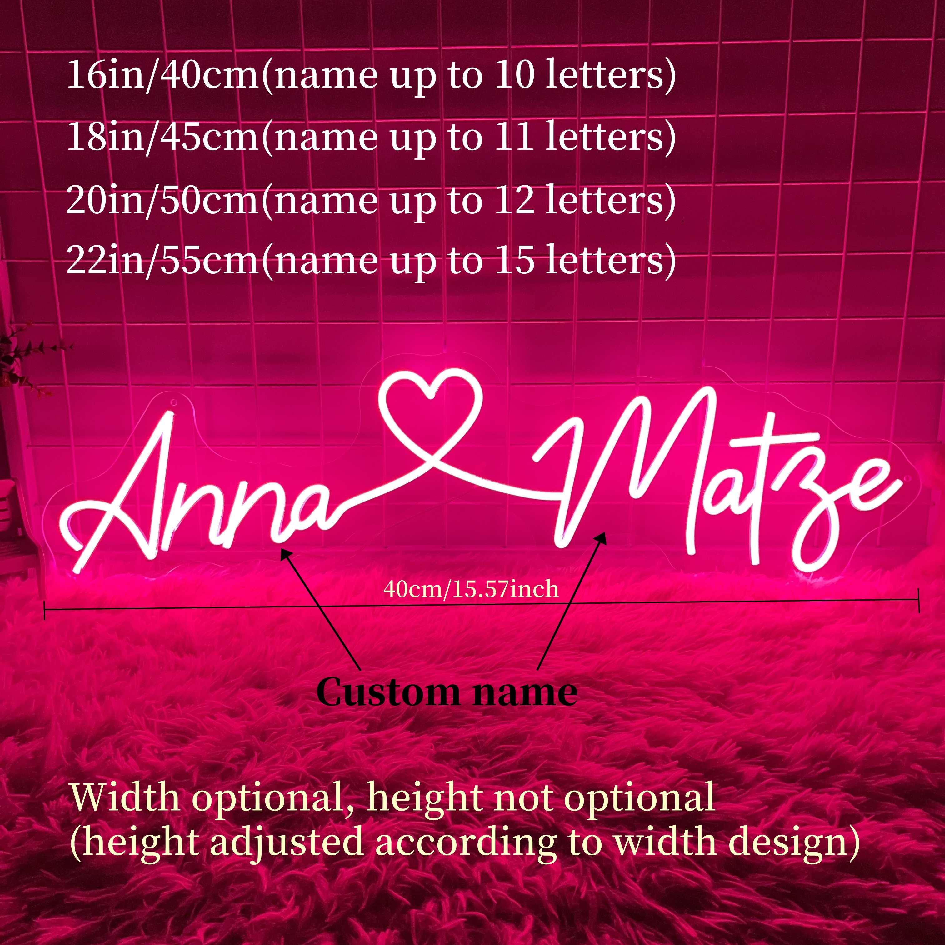 Custom Wedding Neon Sign Coupl - Neon Sign Custom Led บทวิจารณ์และราคา