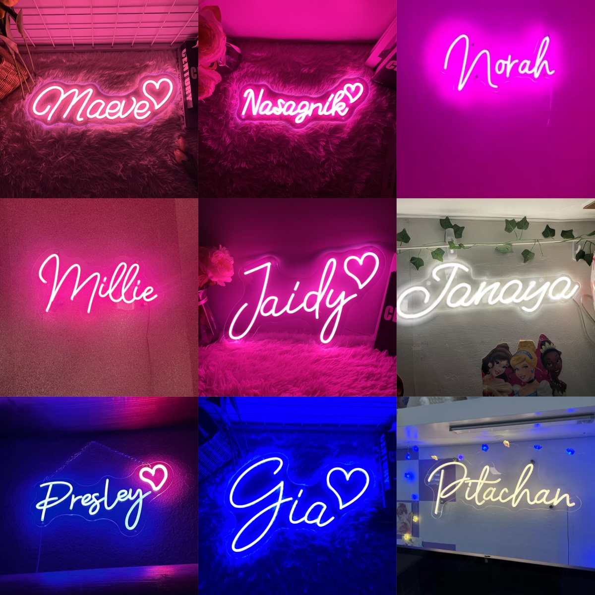 Custom Neon Led Kids Name Neon - Neon Sign Custom Led บทวิจารณ์และราคา