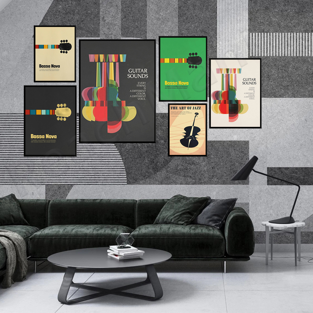 Bossa Nova Poster, Jazz Print, - Nova Decor & Lighting Vase Glass Brun 26Cm บทวิจารณ์และราคา