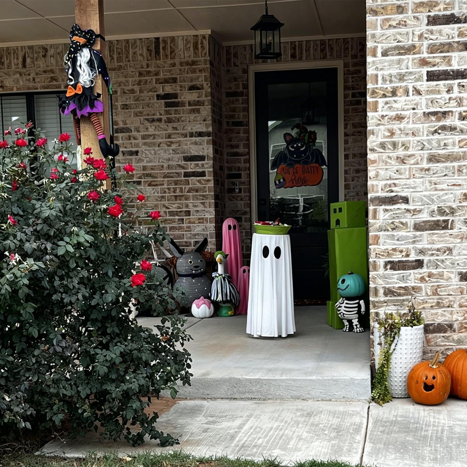 Halloween Ghost Decorations Ou - Lighting Decoration Stand บทวิจารณ์และราคา