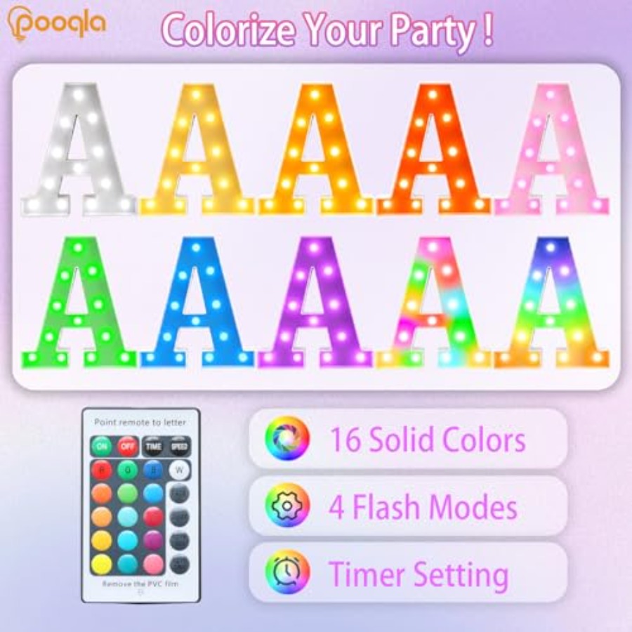 Colorful LED marquee letter li - Light Up Letters Marquee บทวิจารณ์และราคา