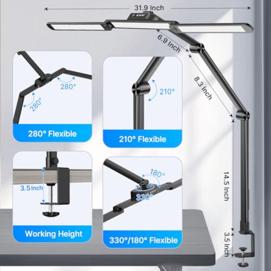 LED Desk Lamp Architect Desk L - Lighting & Home Decor Studio บทวิจารณ์และราคา