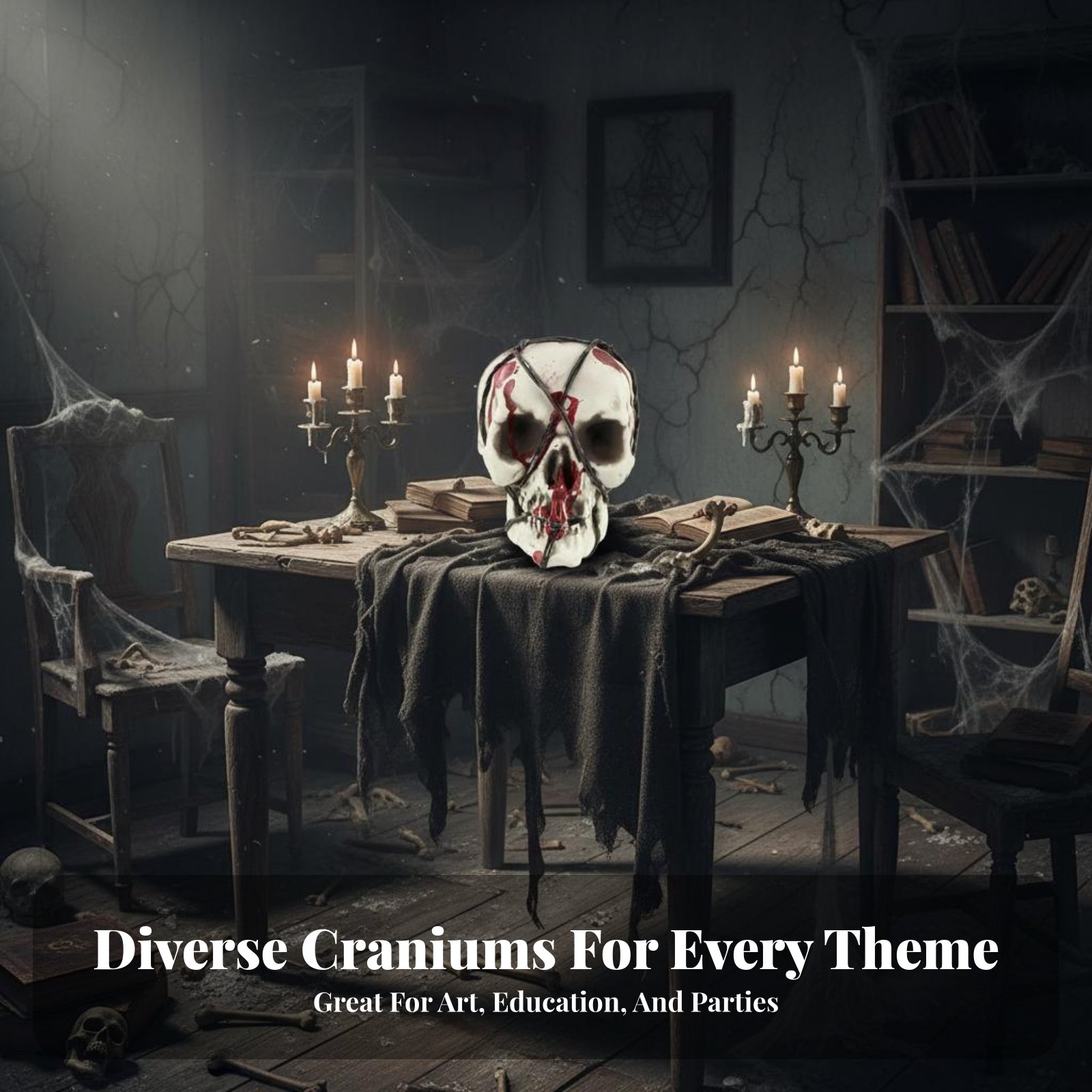 Realistic Skull Model Horror T - Lighting Decorative บทวิจารณ์และราคา