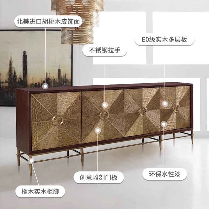 Italian light luxury sideboard - Lighting & Home Decor Studio บทวิจารณ์และราคา