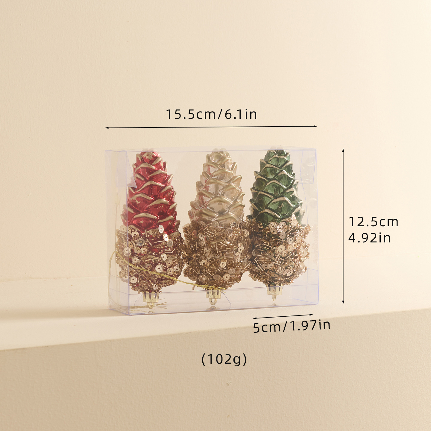 Red And Green Ornaments Timele - Decor Timeless Lighting บทวิจารณ์และราคา