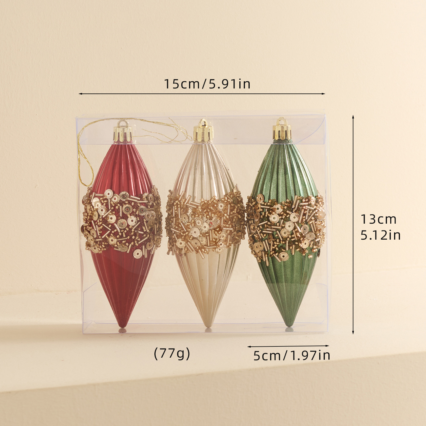 Red And Green Ornaments Timele - Decor Timeless Lighting บทวิจารณ์และราคา