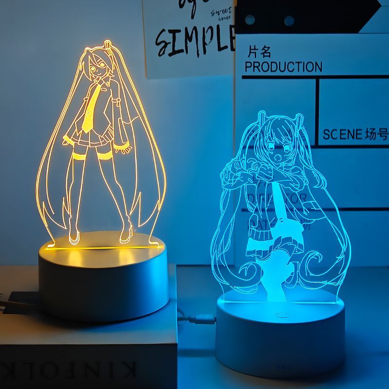 Hatsune Miku anime cartoon cut - Lighting Decoration Stand บทวิจารณ์และราคา